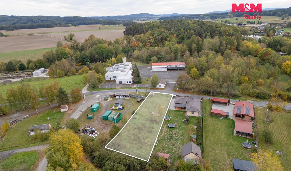 Prodej stavebního pozemku 1 300 m², Stráž – náhled fotky 4