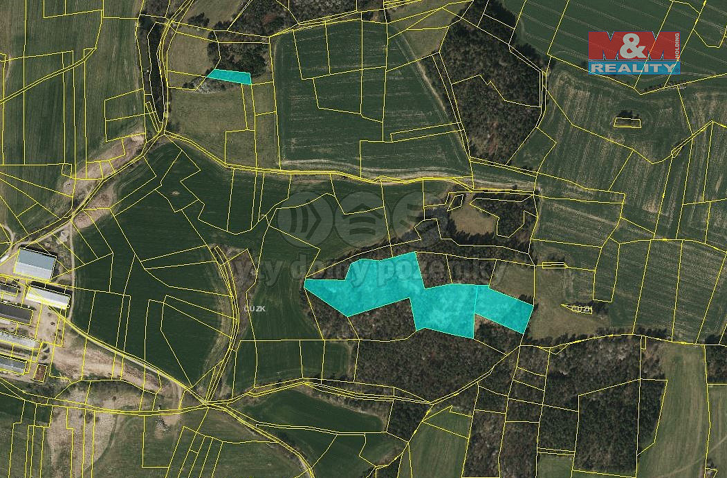 Prodej lesa 21 886 m²