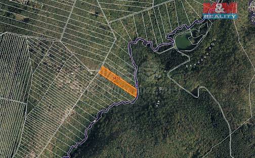 Prodej lesa 7 566 m², Brno - Líšeň