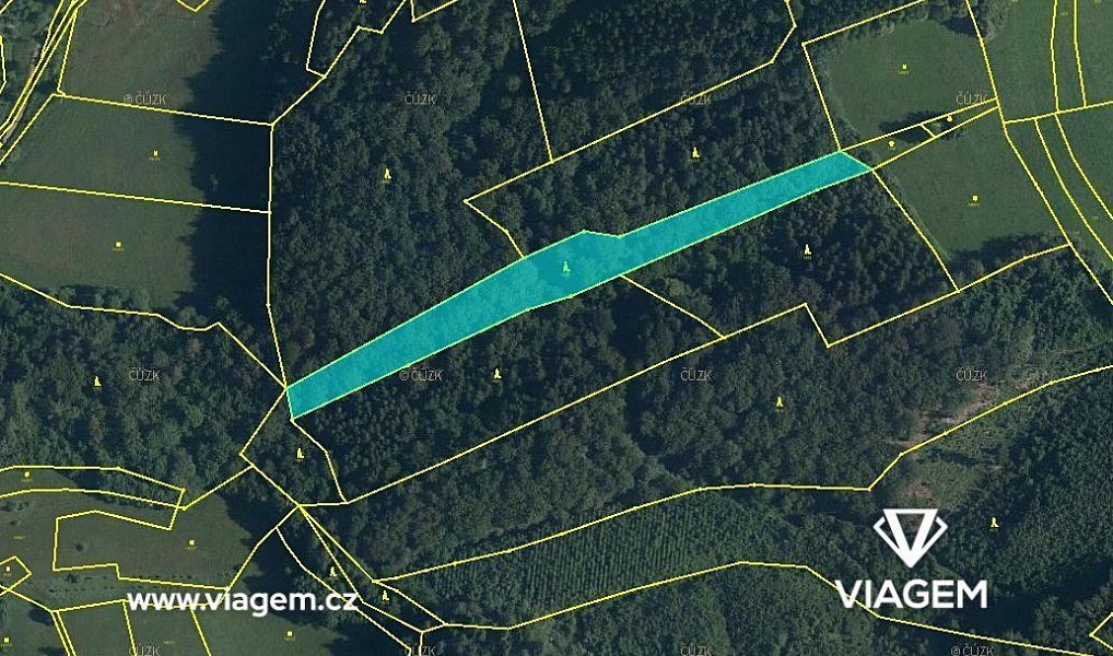 Prodej lesa 1 572 m², Lužná – náhled fotky 2