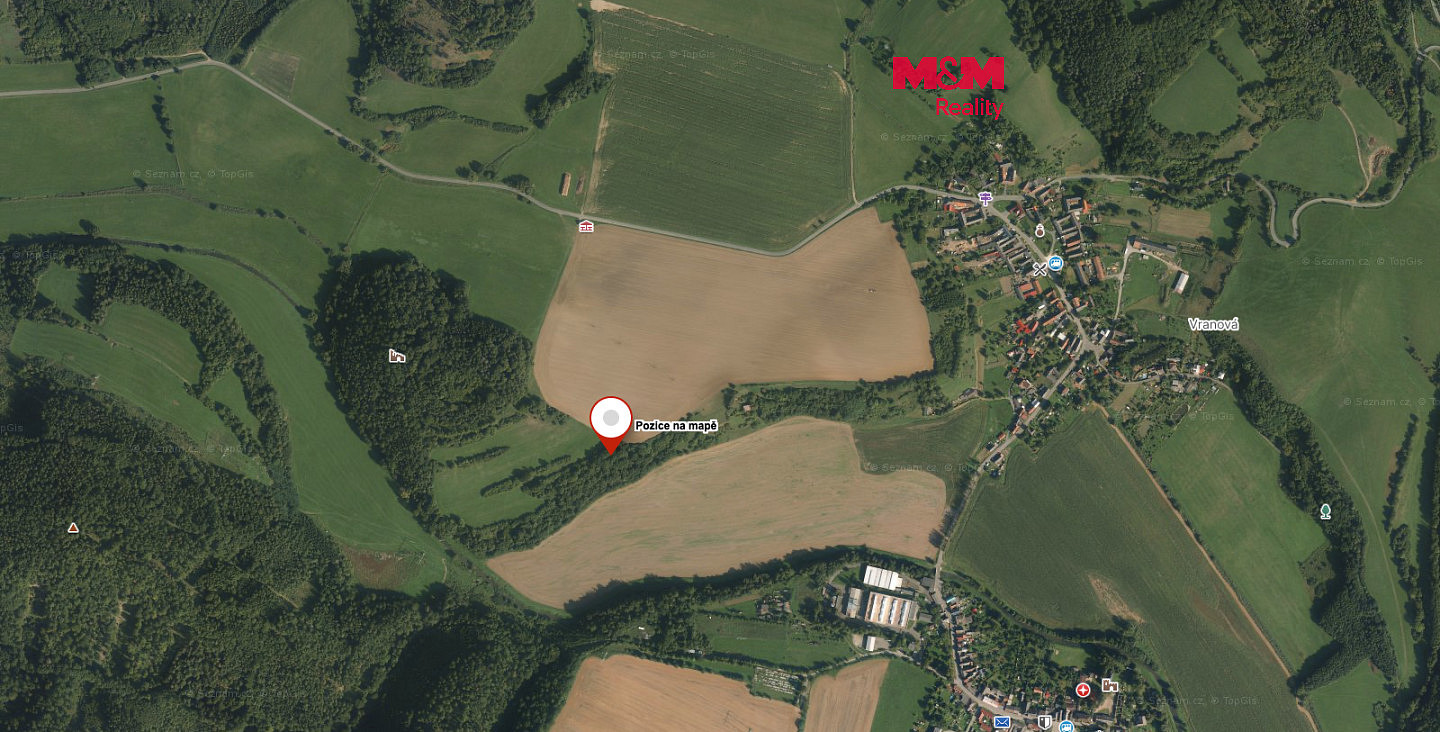 Prodej louky 502 m²
