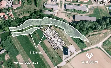 Prodej zahrady 836 m², Pašovice, okres Uherské Hradiště