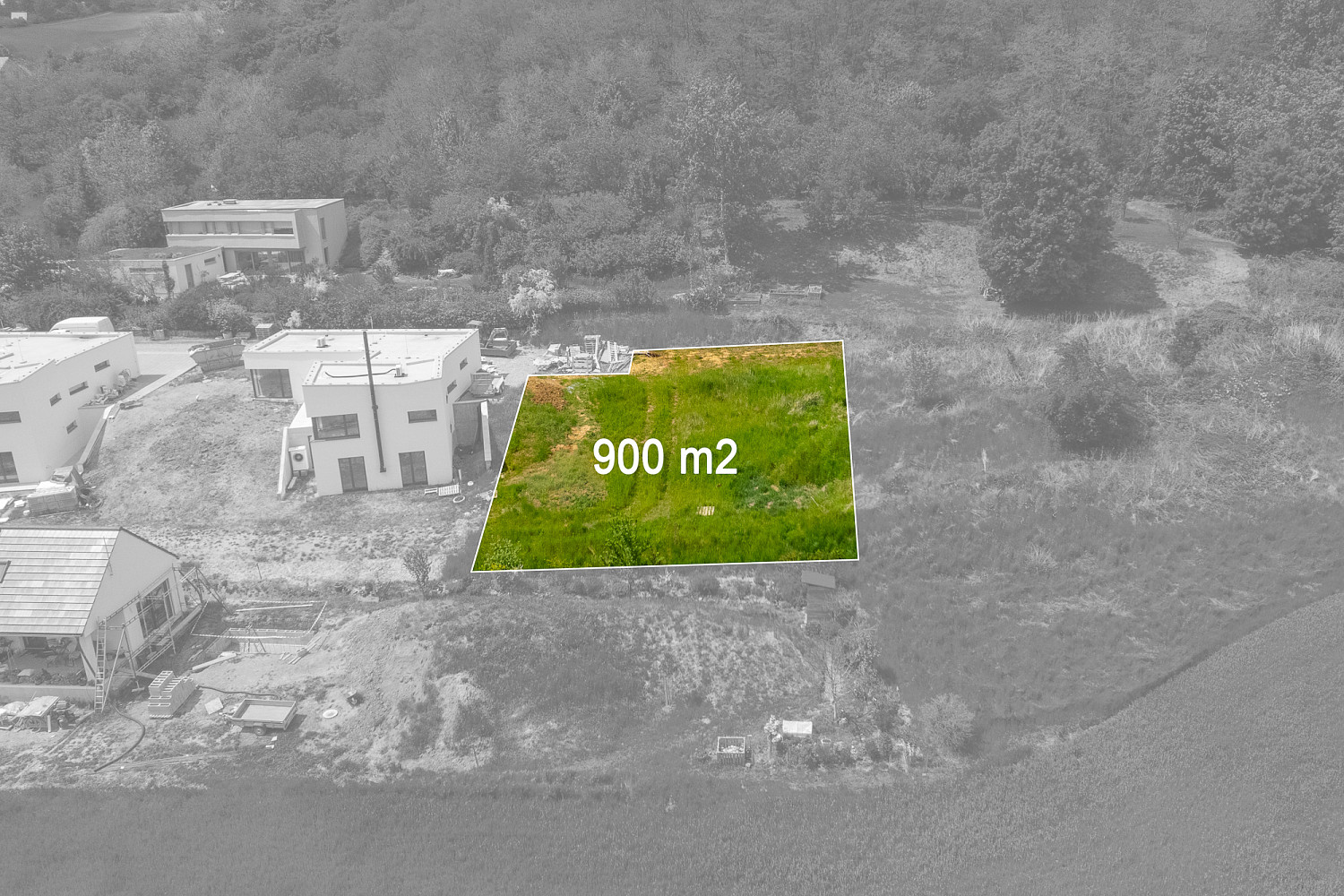 Prodej stavebního pozemku 900 m² — photo 3