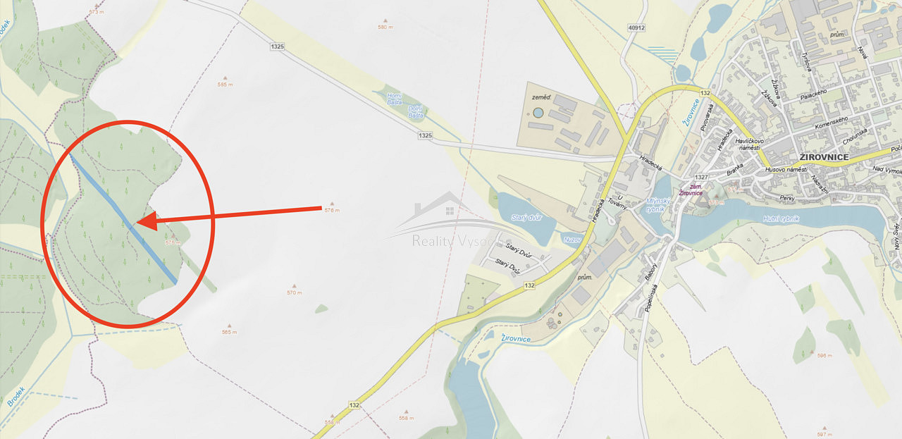 Prodej lesa 8 890 m² – pohled 5