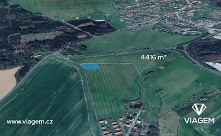 Prodej pole 1 487 m², Třemošnice, okres Chrudim