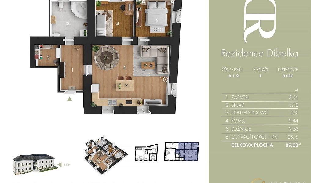 Prodej bytu 3+kk 89 m², Trhová Kamenice – náhled fotky 4