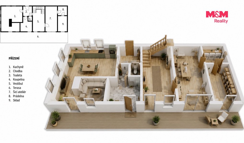 Prodej domu 223 m² s pozemkem 5 844 m², Javornice – náhled fotky 22