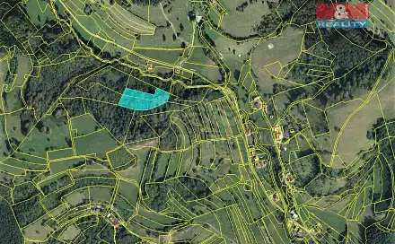 Prodej lesa 5 661 m², Huslenky, okres Vsetín