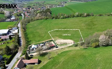 Prodej komerčního pozemku 2 979 m², Kateřinice, okres Vsetín