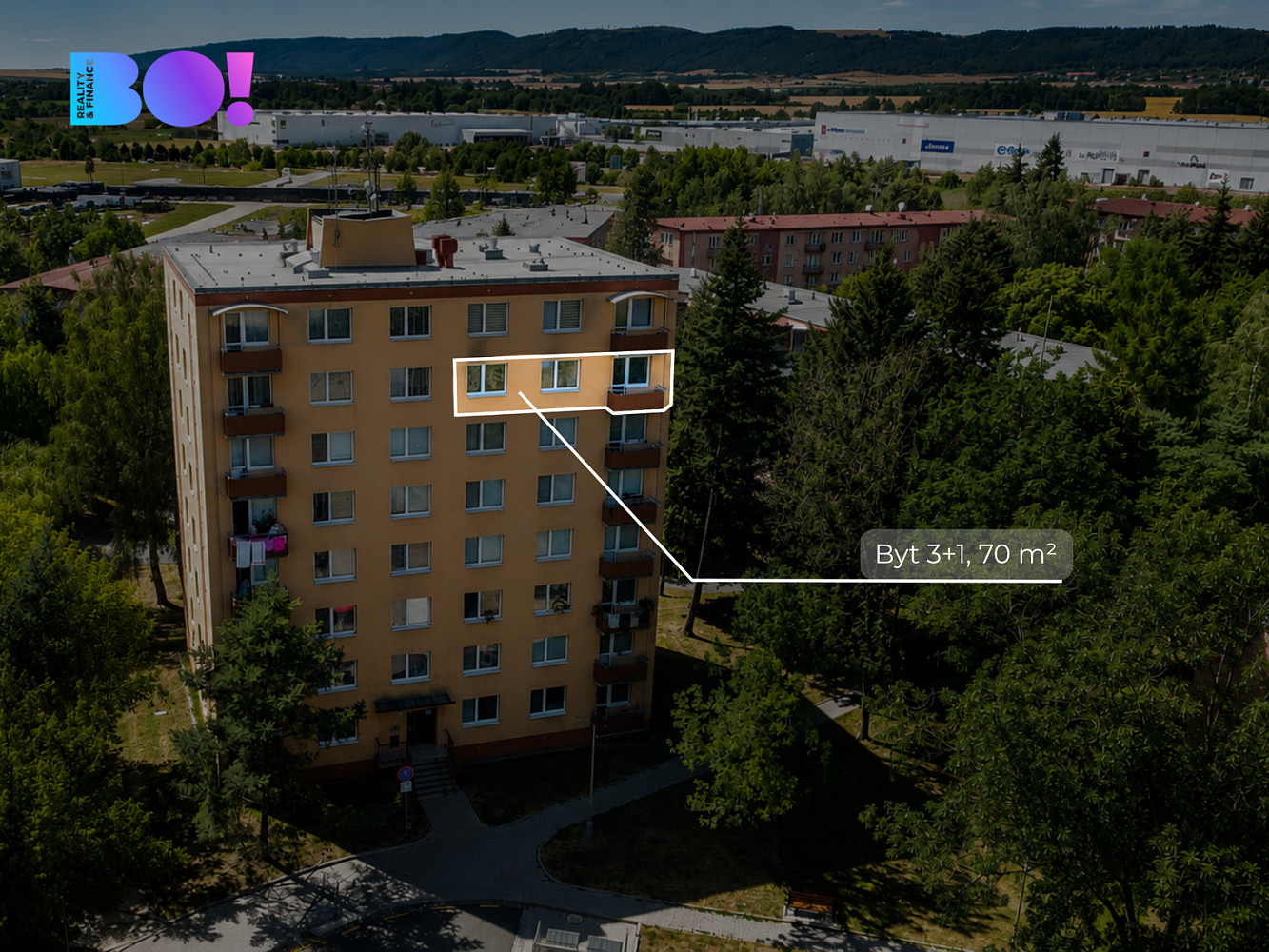 Prodej bytu 3+1 70 m²