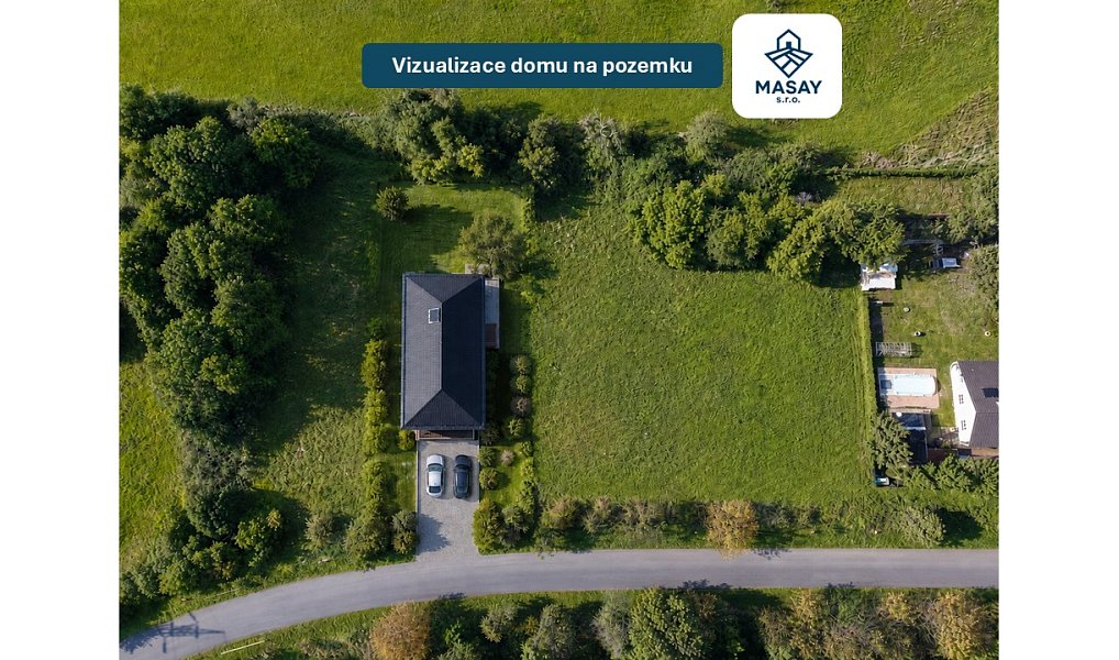 Prodej stavebního pozemku 1 231 m², Údlice – náhled fotky 3