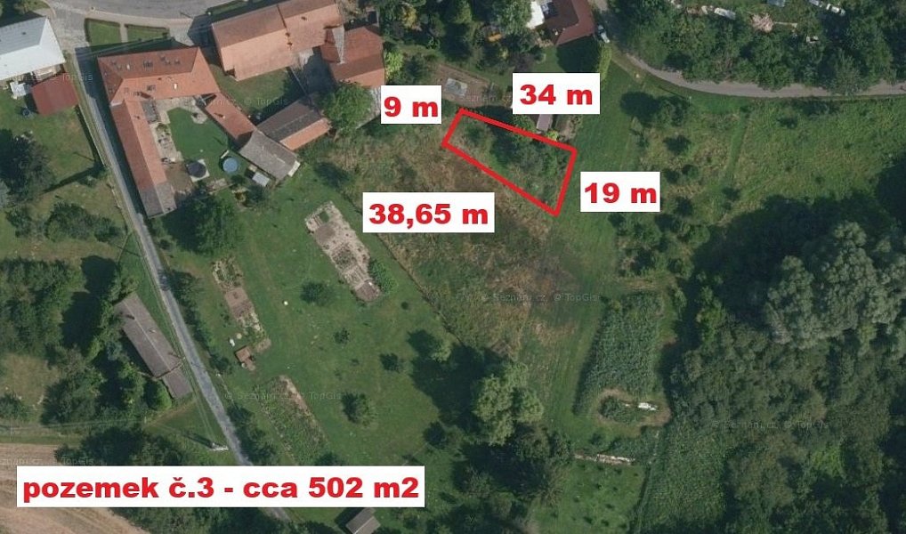 Prodej zahrady 1 685 m², Lutopecny – náhled fotky 5