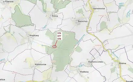 Dražba lesa 1 703 m², Šišma