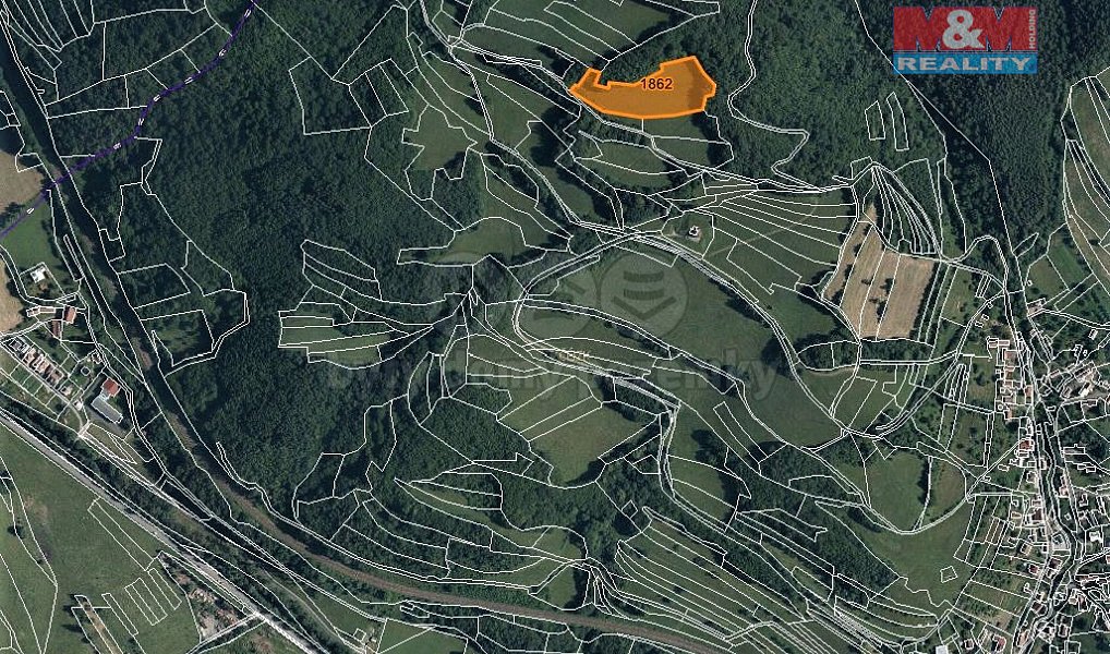 Prodej louky 1 845 m², Lužná – náhled fotky 3