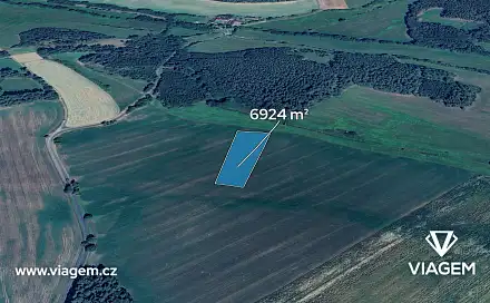 Prodej pole 3 462 m², Nekvasovy, okres Plzeň-Jih