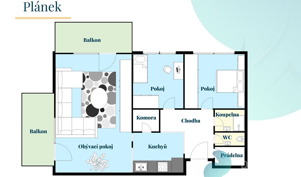 Prodej bytu 3+kk 71 m², České Budějovice – náhled fotky 23