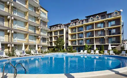 Prodej bytu 1+kk 30 m², Slunečné pobřeží, JASMINE CLUB, Bulharsko