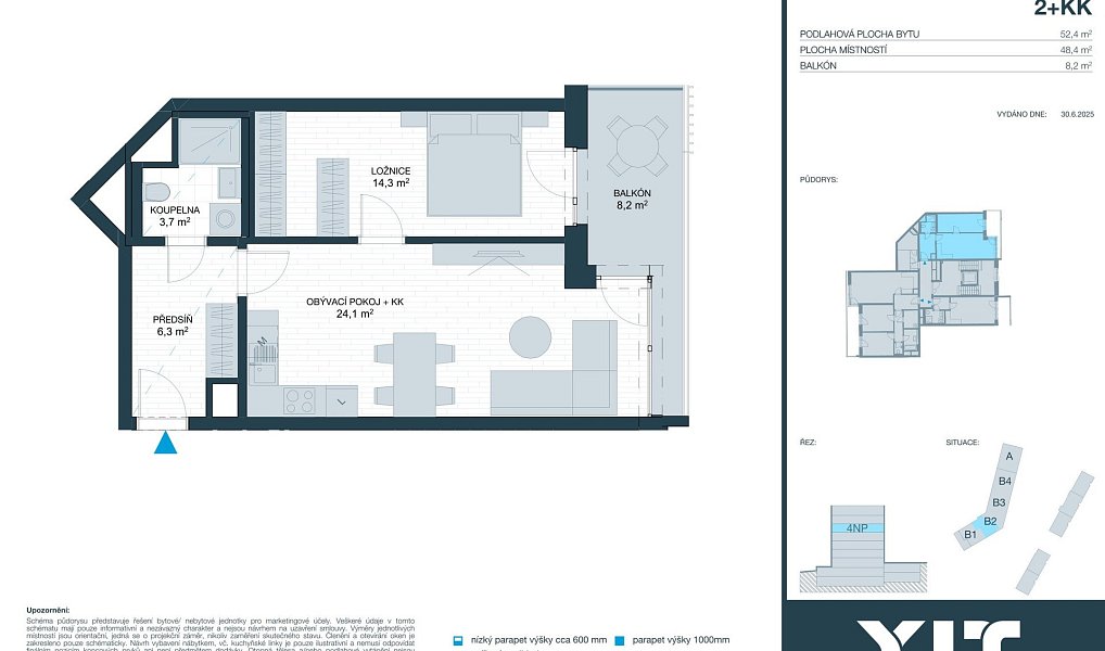 Prodej bytu 2+kk 48 m², Brno – náhled fotky 2