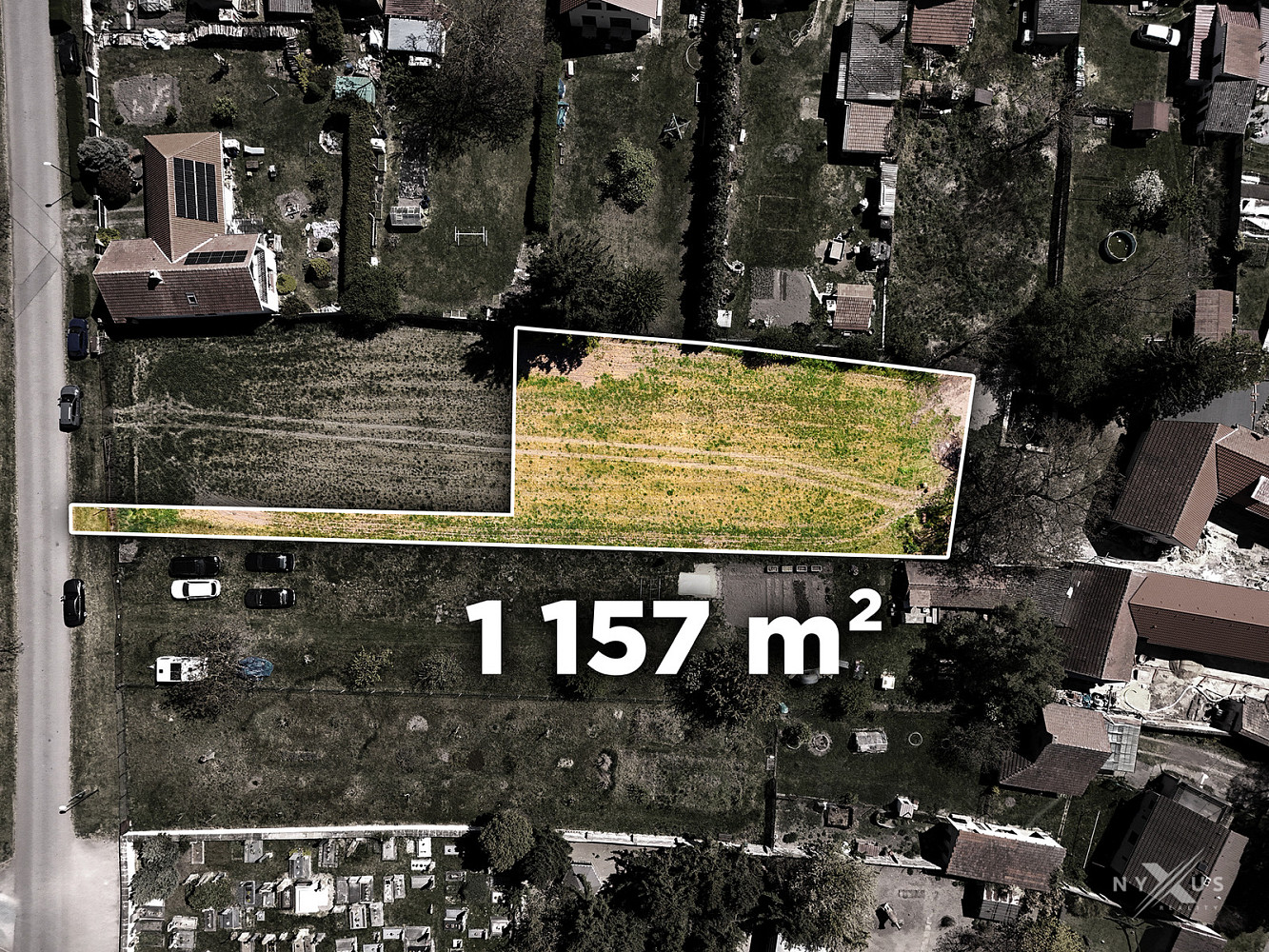 Prodej stavebního pozemku 873 m² – fotografie 3