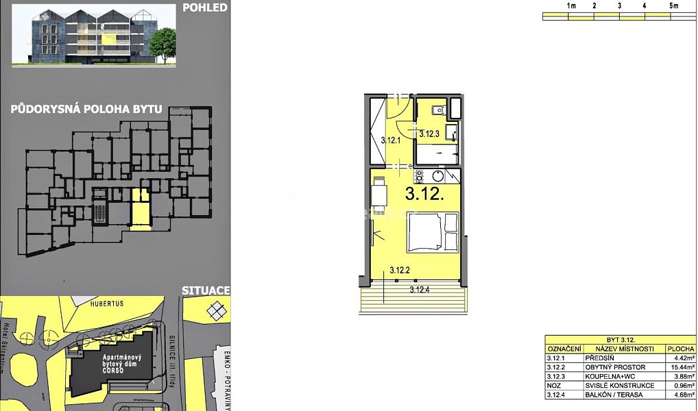 Prodej bytu 1+kk 30 m², Harrachov – náhled fotky 9