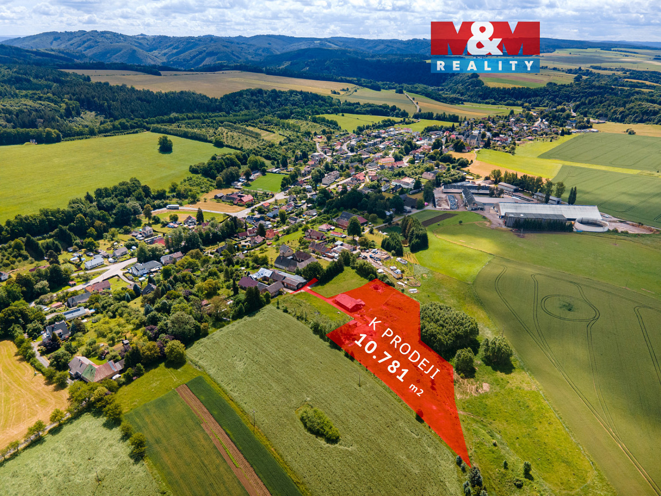 Prodej stavebního pozemku 10 781 m²