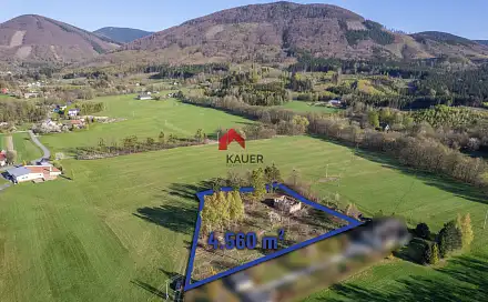 Prodej stavebního pozemku 4 560 m², Trojanovice, okres Nový Jičín