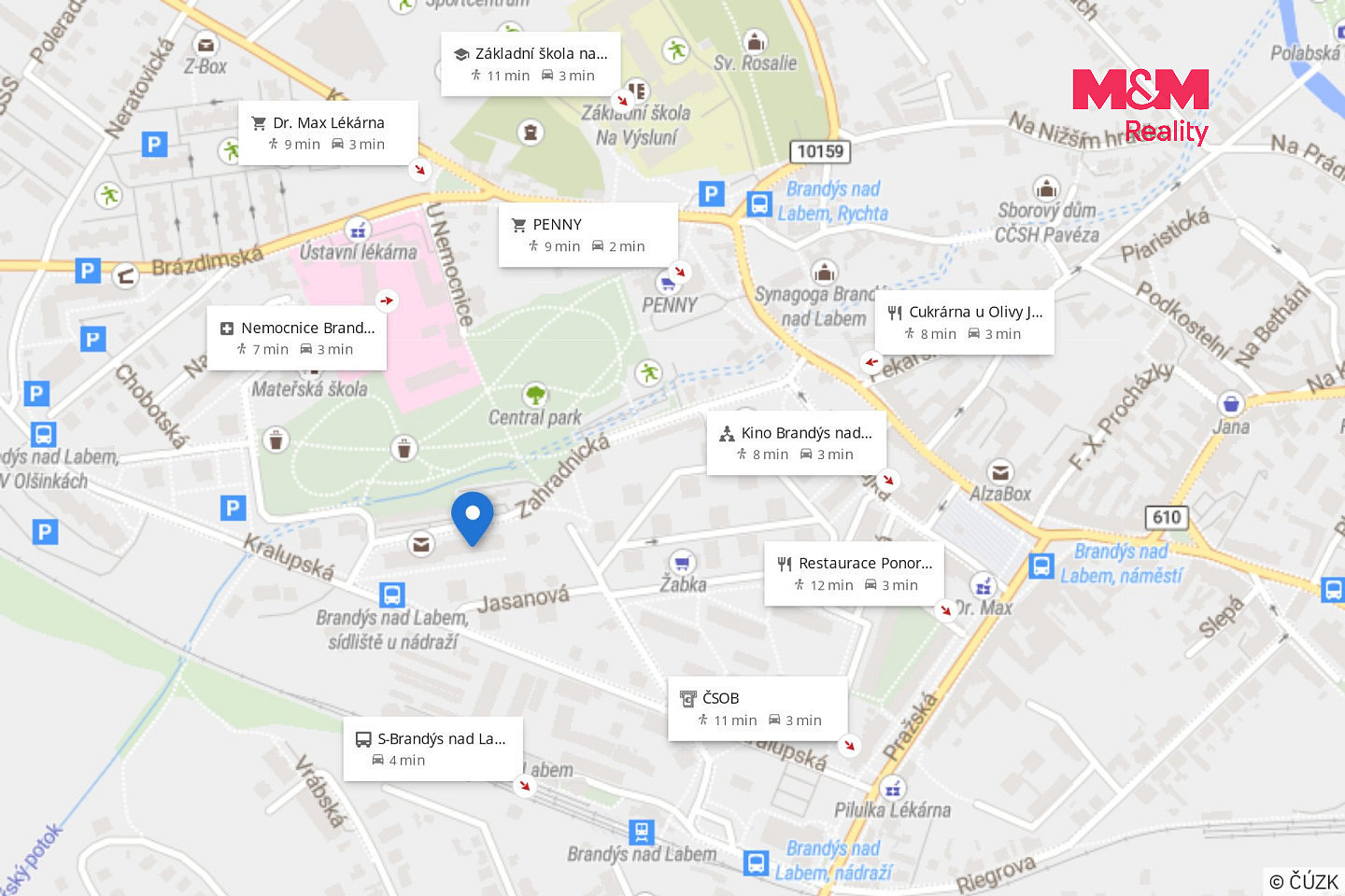 Pronájem bytu 1+kk 39 m² – pohled 6