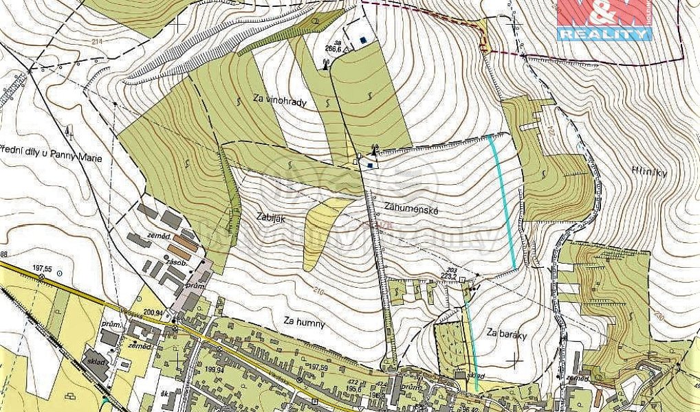 Prodej pole 2 367 m², Vracov – náhled fotky 2