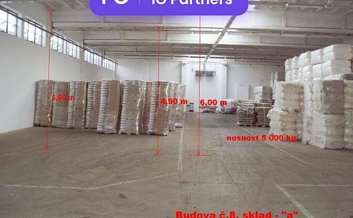 Pronájem skladovacích prostor 1 677 m², U Vodárny, Písek - Budějovické Předměstí