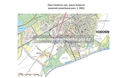 Prodej pozemku 1 510 m², Hodonín