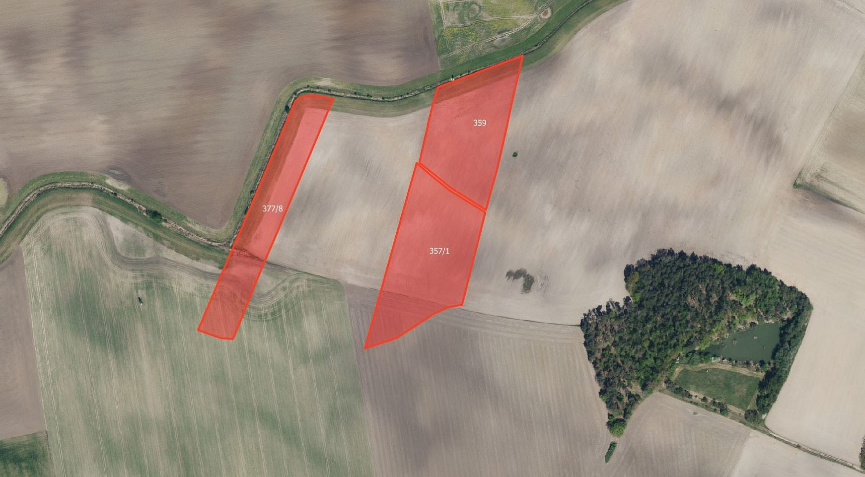 Prodej pole 14 607 m²