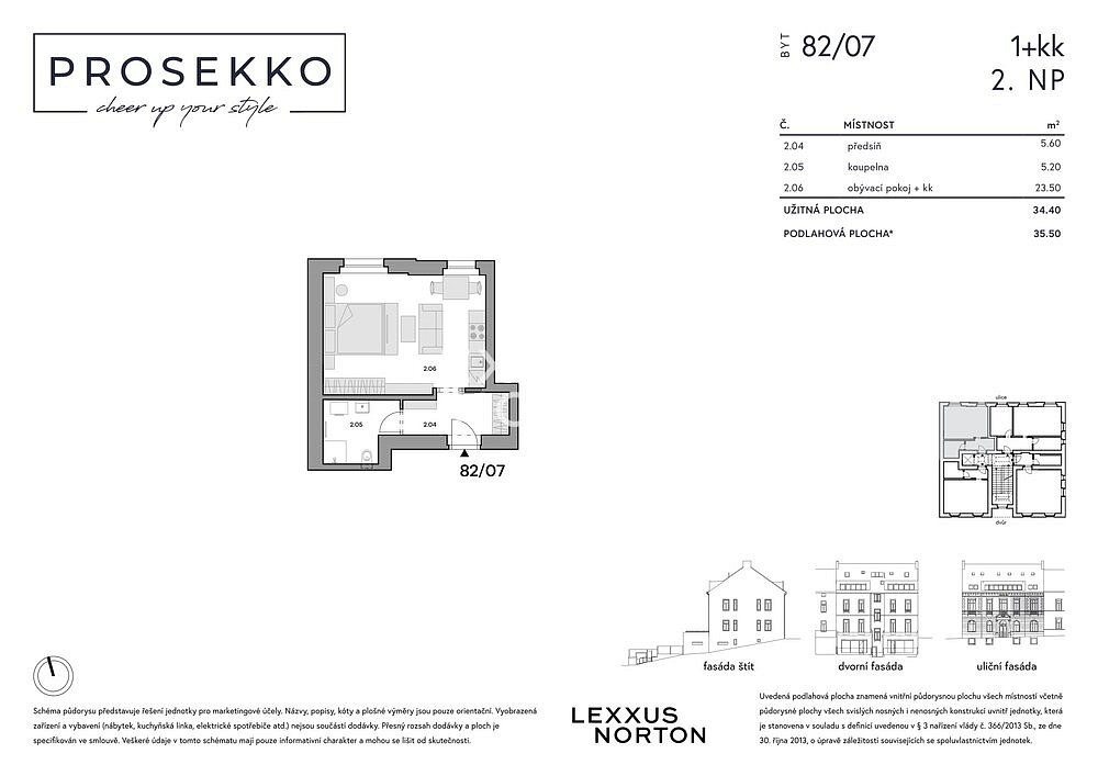 Prodej bytu 1+kk 36 m² – fotografie 5