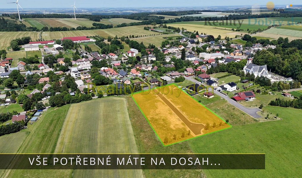 Prodej stavebního pozemku 744 m², Melč – náhled fotky 5