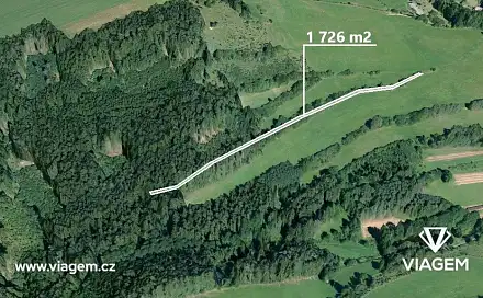 Prodej lesa 863 m², Radiměř, okres Svitavy