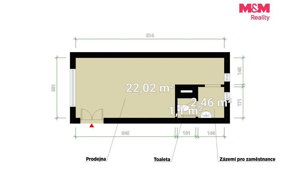 Pronájem obchodních prostor 26 m², Plzeň – náhled fotky 3