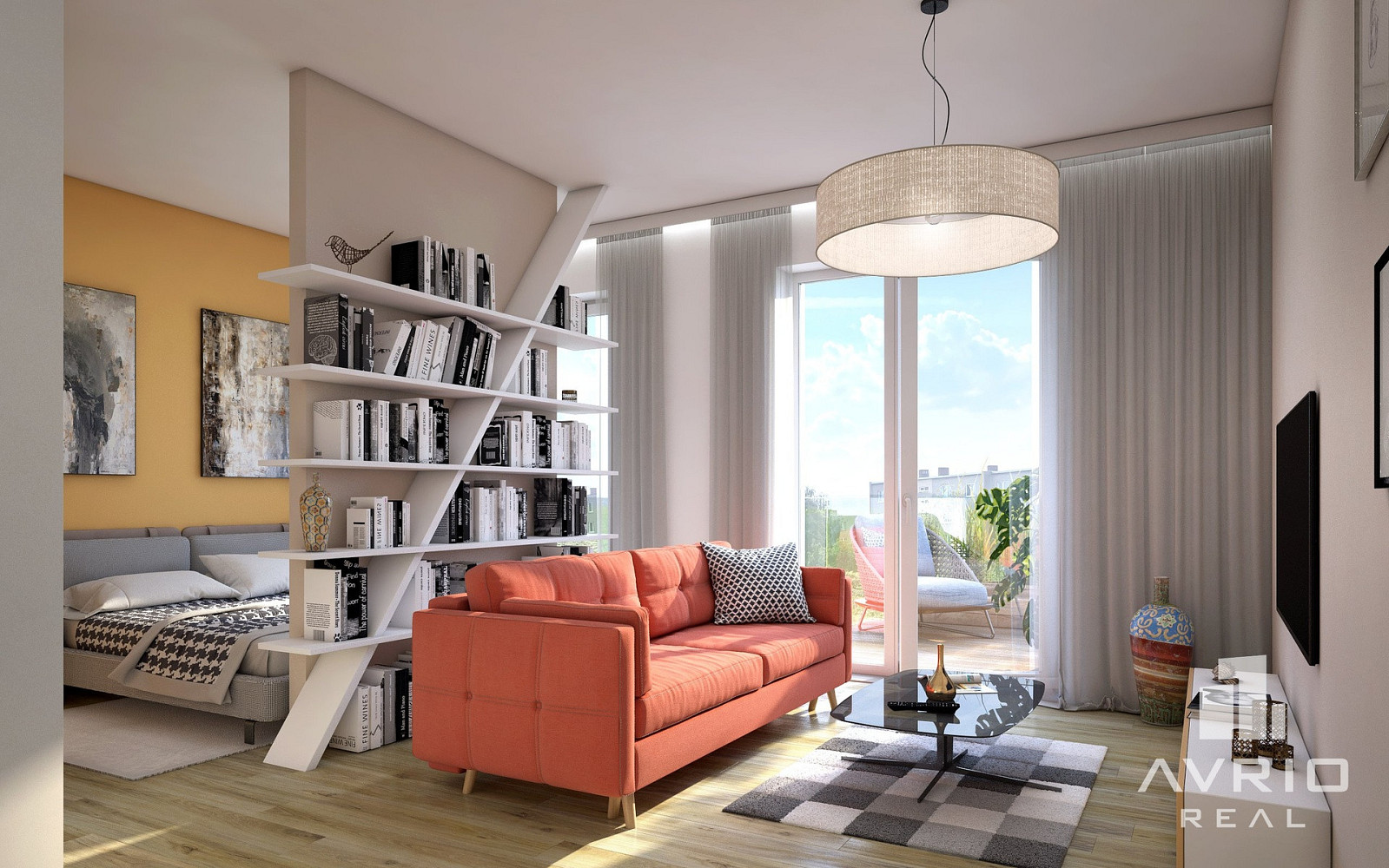 Pronájem bytu 1+kk 40 m² — photo 2