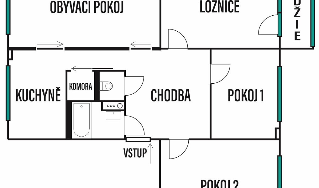 Prodej bytu 4+1 92 m², Kroměříž – náhled fotky 30
