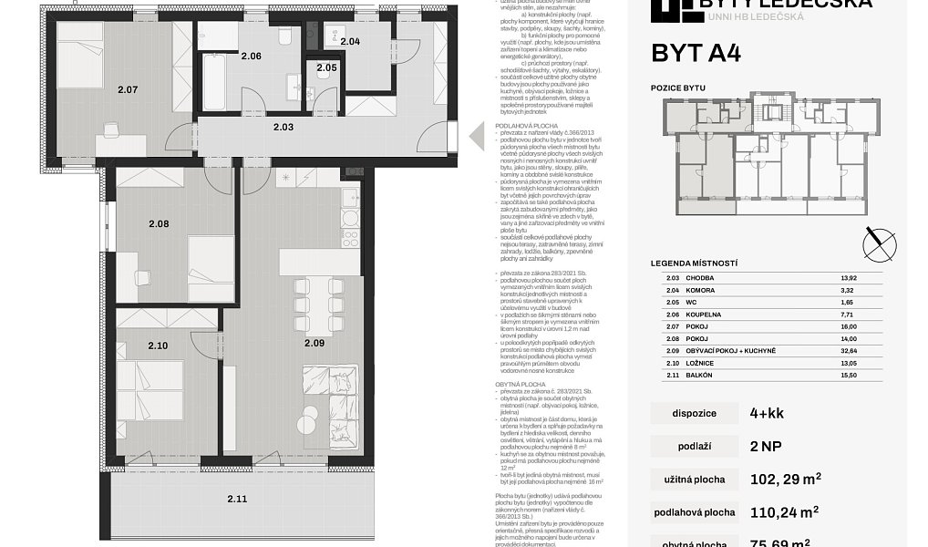 Prodej bytu 4+kk 103 m², Havlíčkův Brod – náhled fotky 2