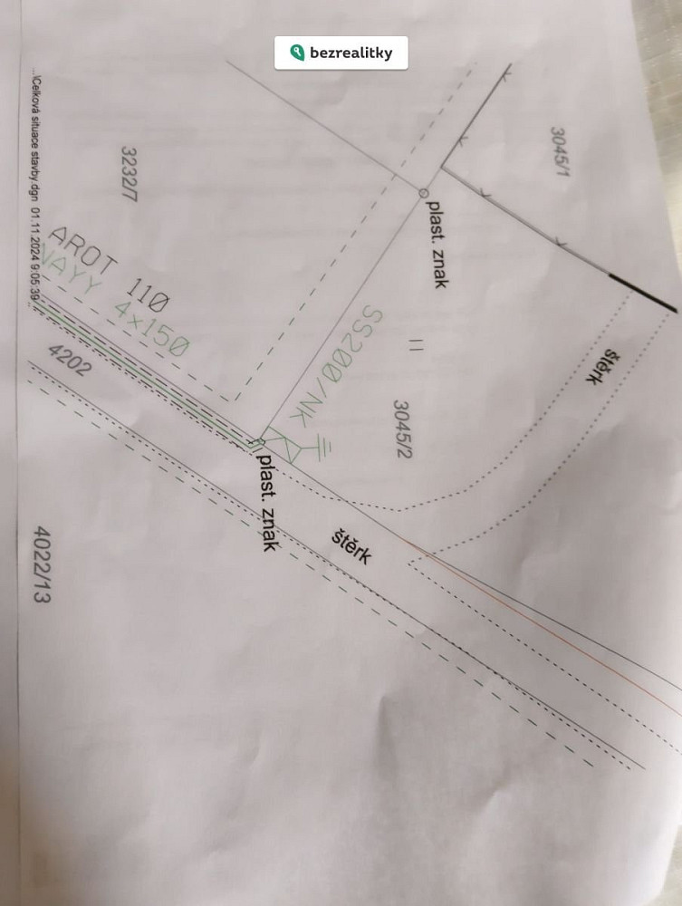 Prodej stavebního pozemku 523 m² – fotografie 3