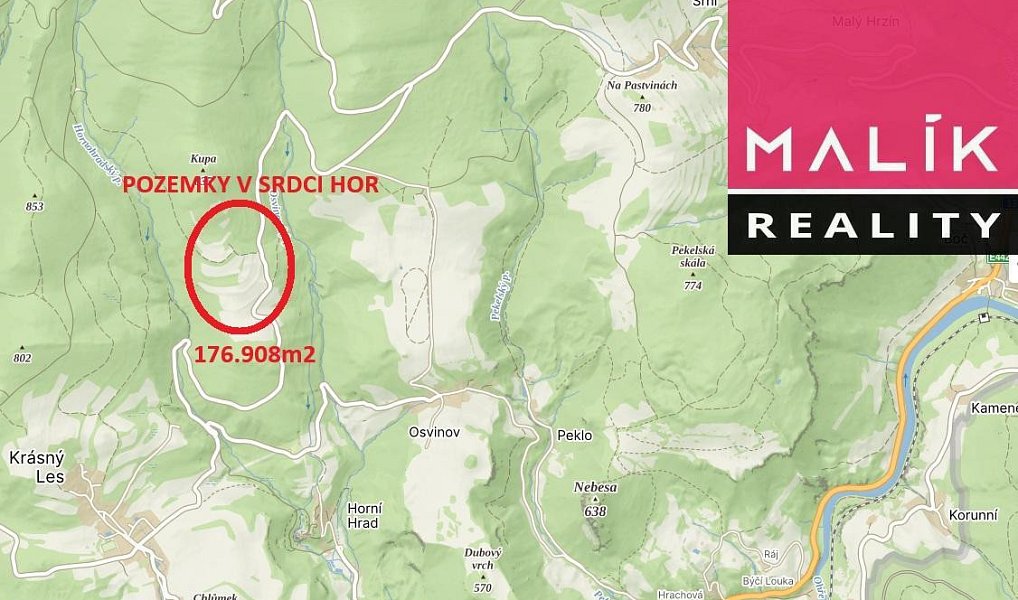 Prodej louky 176 908 m², Stráž nad Ohří – náhled fotky 3