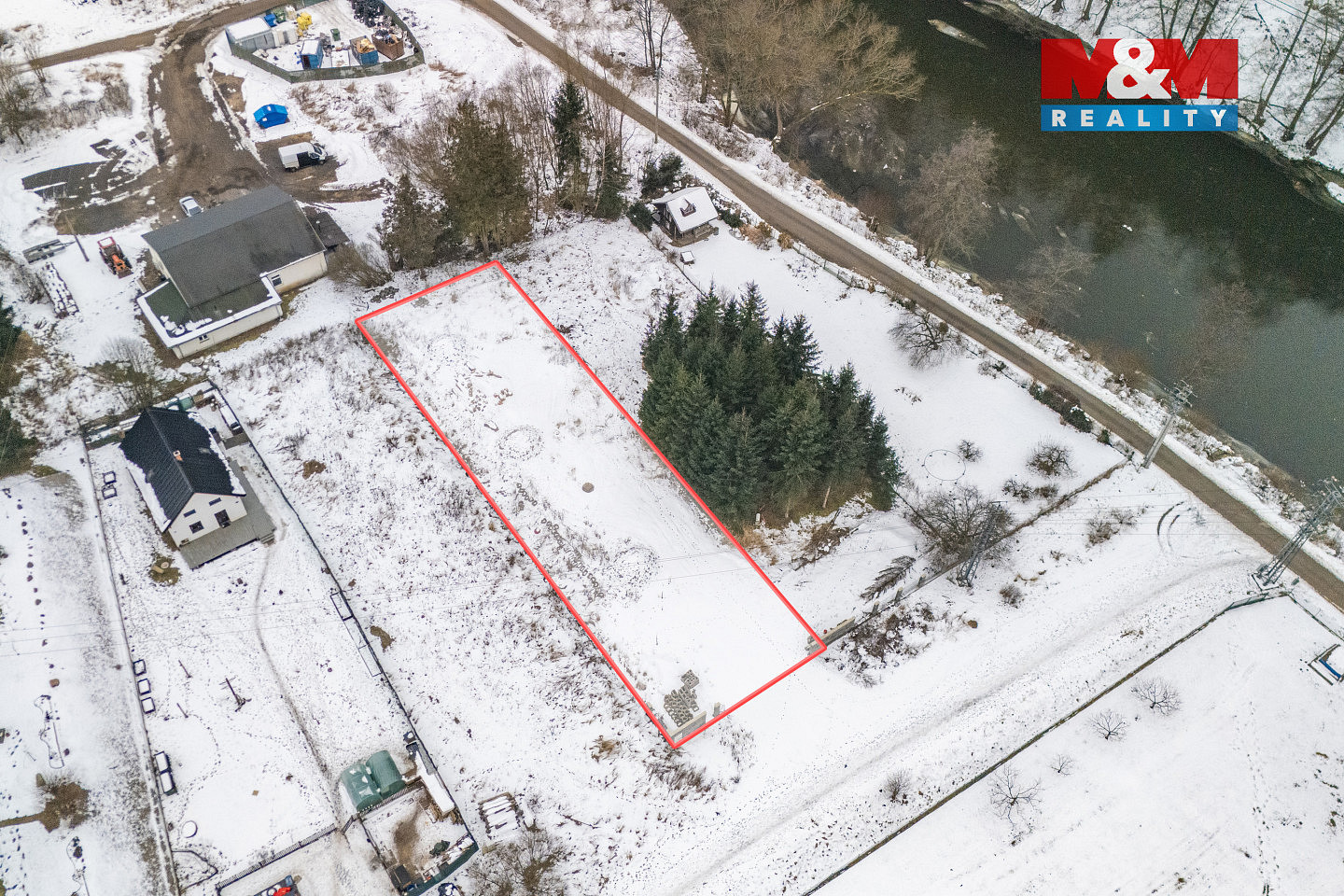 Prodej stavebního pozemku 1 005 m² - Widok 2