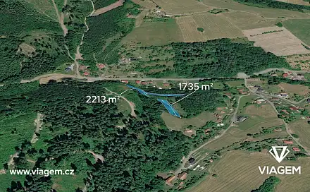 Prodej lesa 3 828 m², Mikulůvka, okres Vsetín