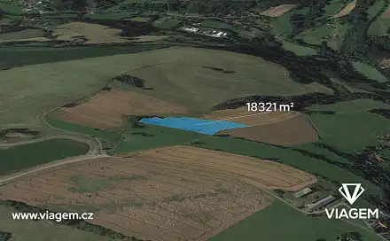 Prodej pole 9 160 m², Stružinec, okres Semily