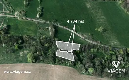 Prodej lesa 854 m², Kravaře, okres Česká Lípa