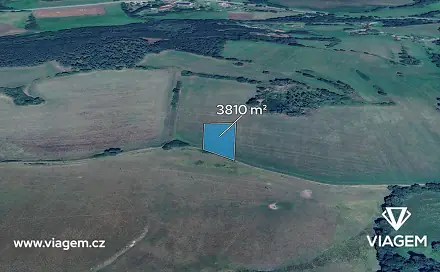 Prodej pole 952 m², Čestice, okres Strakonice