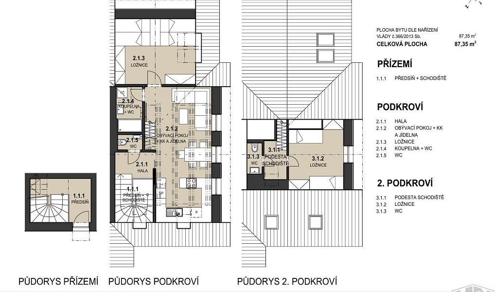 Prodej bytu 3+kk 87 m², Bedřichov – náhled fotky 5