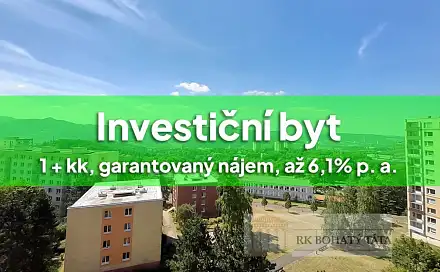 Prodej bytu 1+kk 33 m²