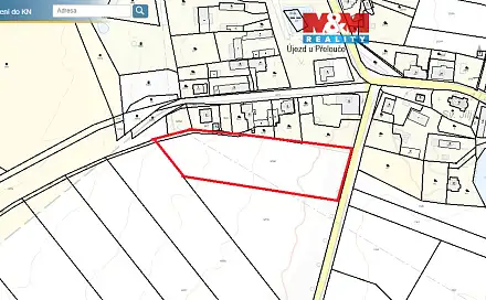 Prodej stavebního pozemku 8 659 m², Újezd u Přelouče, okres Pardubice