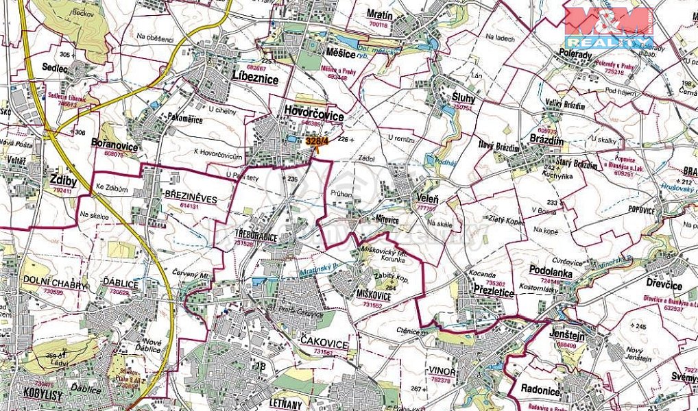 Prodej pole 281 m², Veleň – náhled fotky 5