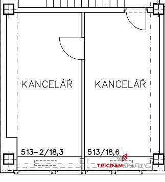 Pronájem kanceláře 18 m² – fotografie 4